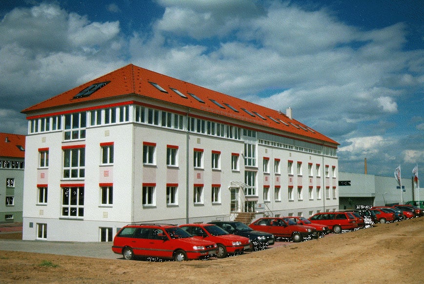 Das Gebäude auf der Heidelberger Straße 1996